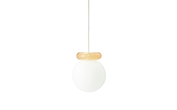 Závesná lampa Hinx Sand – biela/piesková