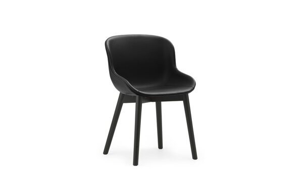 Stolička Hyg Chair Ultra Leather – čierna/čierny dub