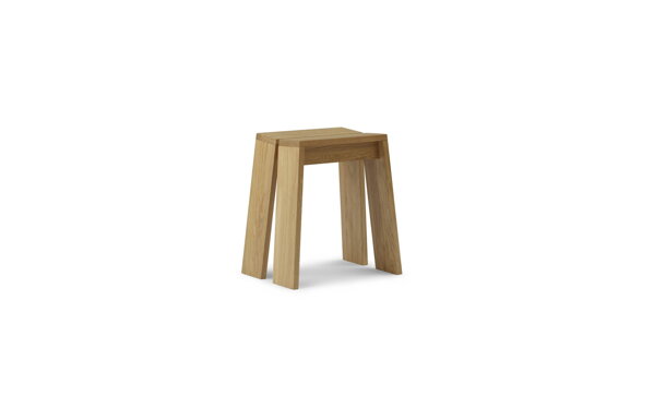 Príručný stolík/stolička Let Stool – prírodný/dub