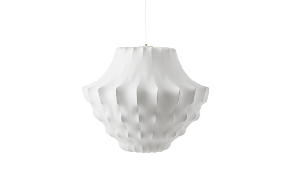 Závesná lampa Phantom, veľká – biela