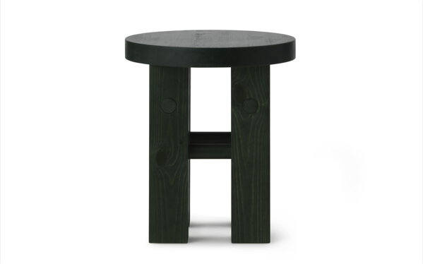 Príručný stolík/stolička Fyr Stool – tmavozelený
