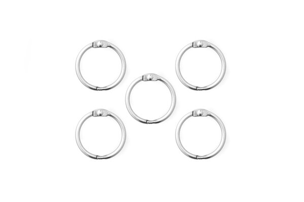 Fixačný krúžok na lampu Reb, set 5ks – biely