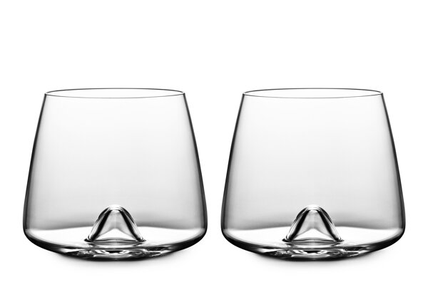 Poháre Whiskey Glass, set 2 ks – číre