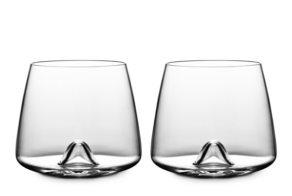 Poháre Whiskey Glass, set 2 ks – číre