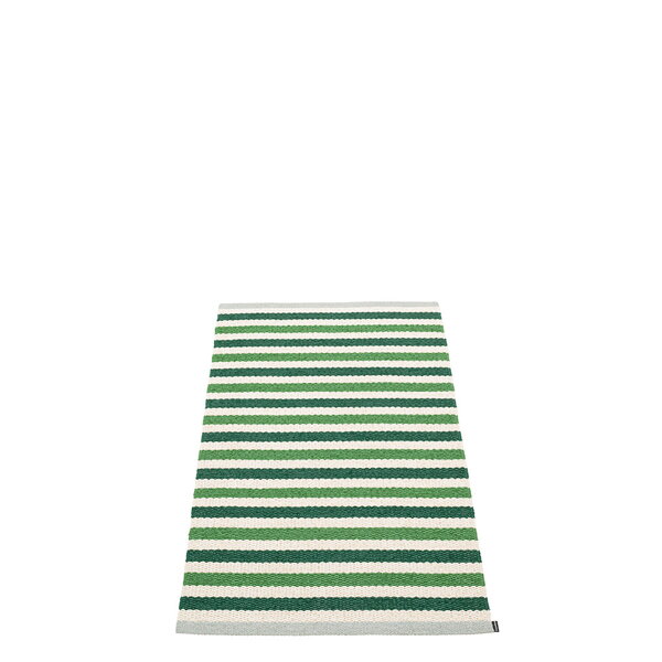 Koberec TEO Dark Green/Grass Green/Vanilla – tmavozelený