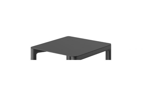 Veko na stôl Chloé, štvorcové – čierne