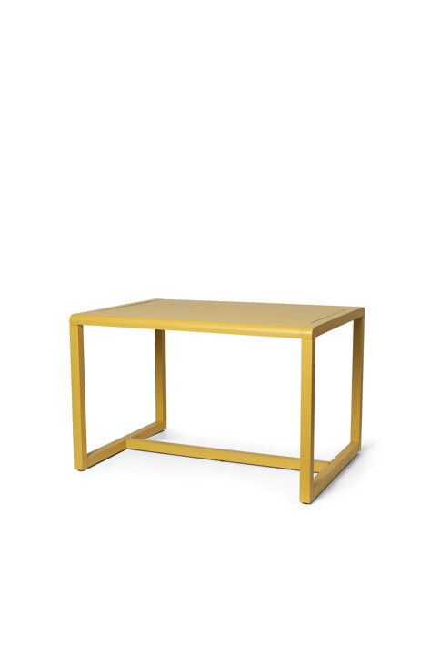Minimalistický detský stôl v žltej farbe