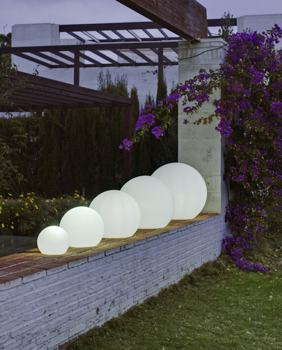 Dizajnové záhradné svietidlo 80 cm s technológiou Smarttech