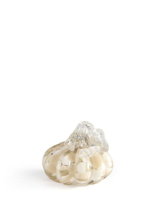 Pumpkin Confetti dekorációs tök, 8 cm – sárga