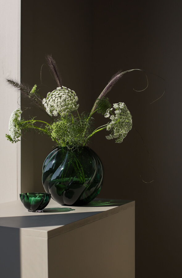 Twist Forest Green teamécses tartó – zöld