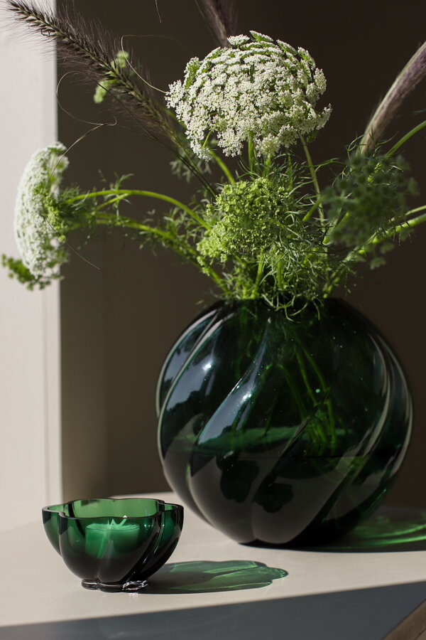 Twist Forest Green teamécses tartó – zöld