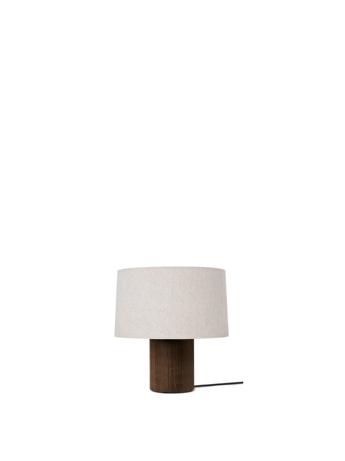 Štýlové okrúhle tienidlo na stolovú lampu v prírodnej farbe
