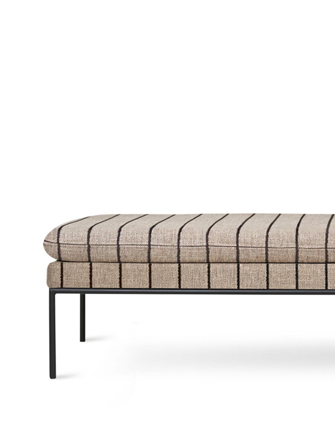 Luxusná pruhovaná leňoška s minimalistickým dizajnom