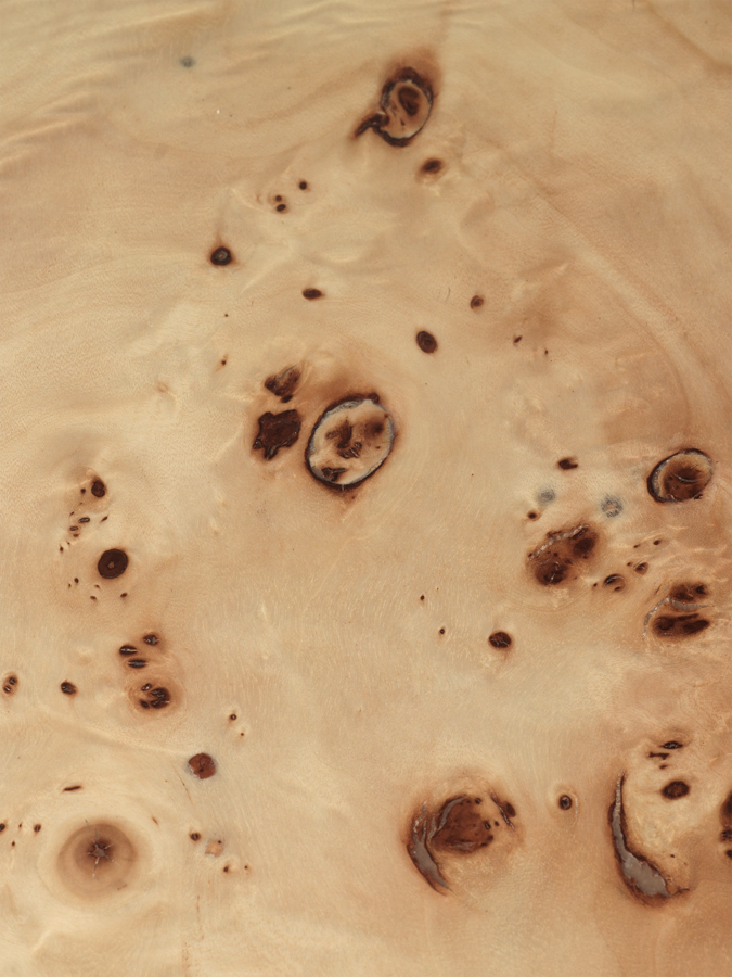 Detail na vzor dreva Burl