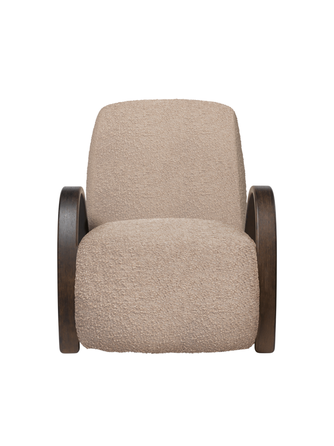 Buur Raw Bouclé fotel – natúr