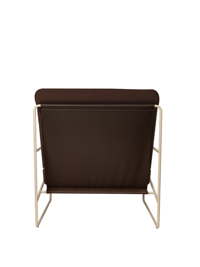 Desert Pure Bouclé fotel – sötétbarna/kasmír