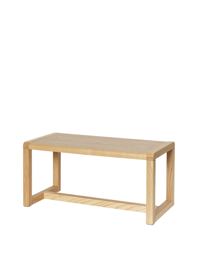 Detská lavica Little Architect z jaseňa prírodnej farby.