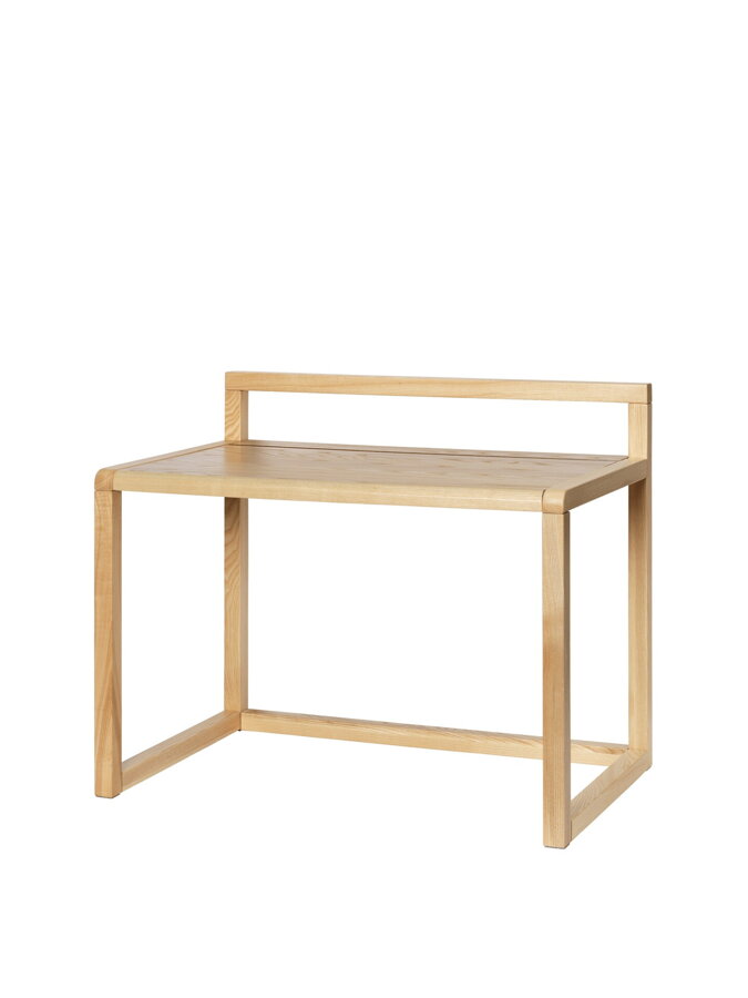 Detský písací stôl Little Architect z jaseňa prírodnej farby.