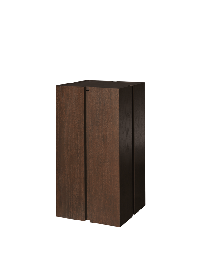 Parcel talapzat, 60 cm – sötét pácolt tölgy