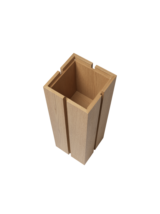 Parcel talapzat, 90 cm – természetes/tölgy