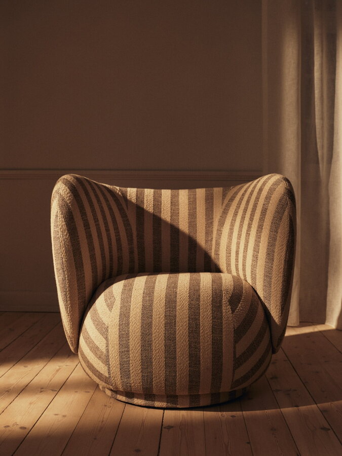 Rico Louisiana fotel – homokszínű/törtfehér