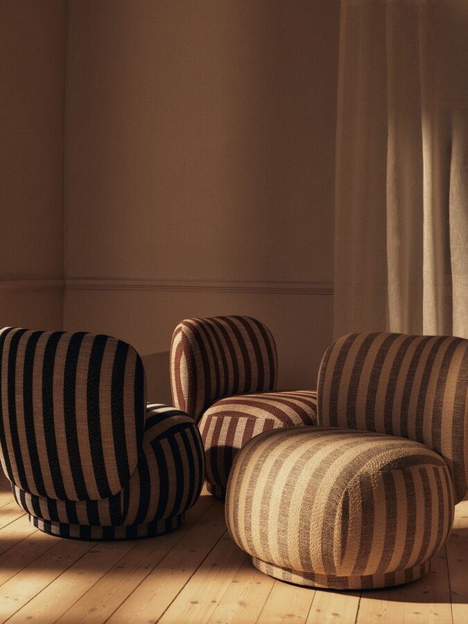 Rico Piccolo Louisiana fotel – homokszínű/törtfehér