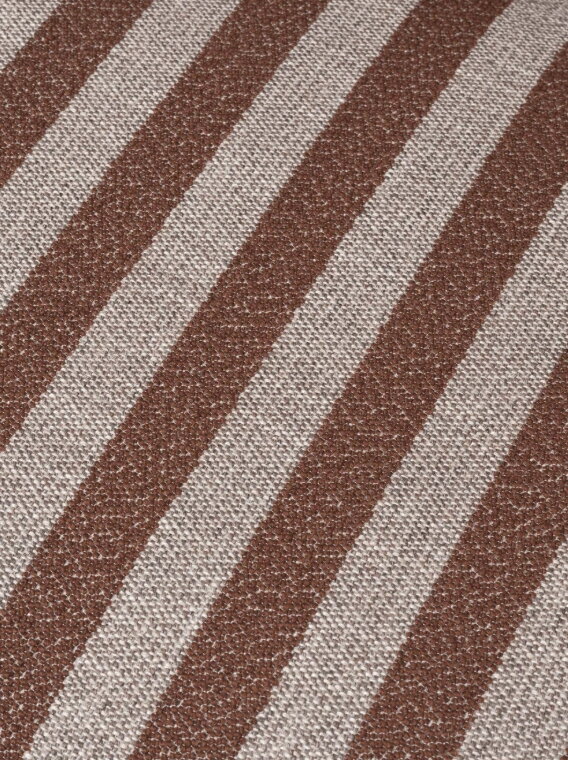Pruhovaná pieskovo hnedá tkanina Louisiana.