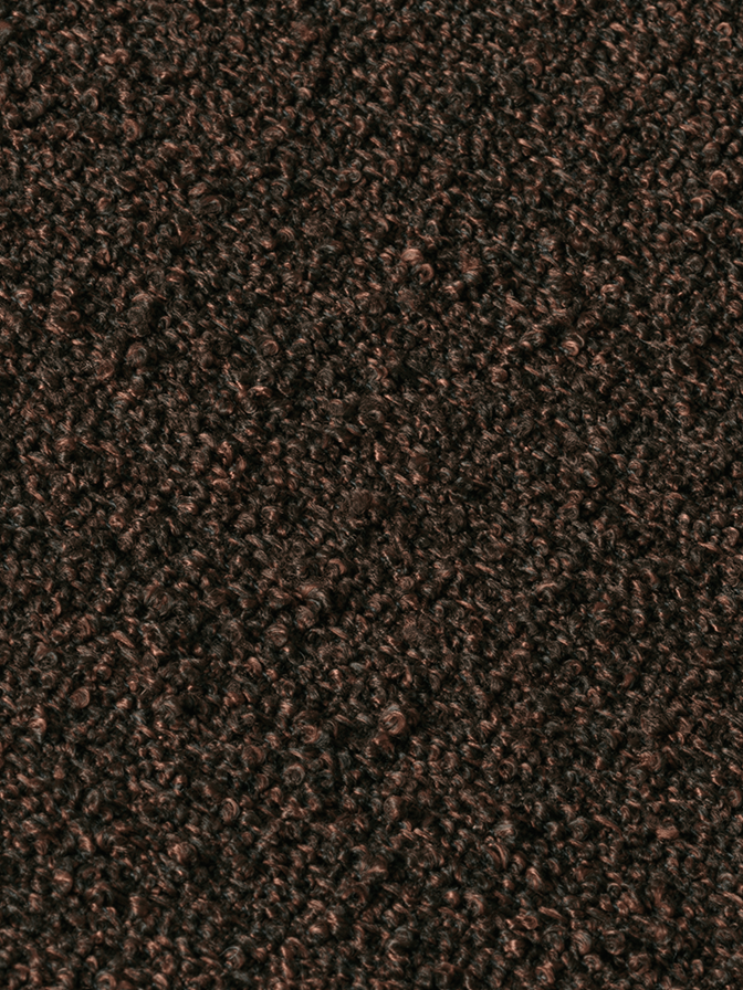 Rouli Pure Bouclé puff – sötétbarna