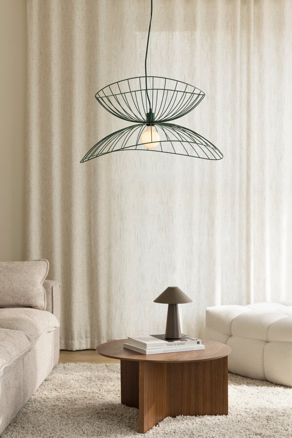 Cannes Mocha hordozható asztali lámpa – barna