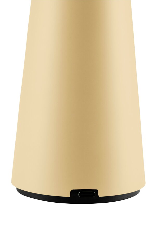 Cannes Oat Yellow hordozható asztali lámpa – világossárga