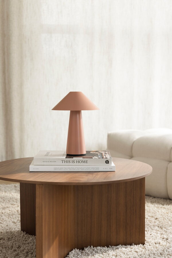 Cannes Dusty Pink hordozható asztali lámpa – rózsaszín