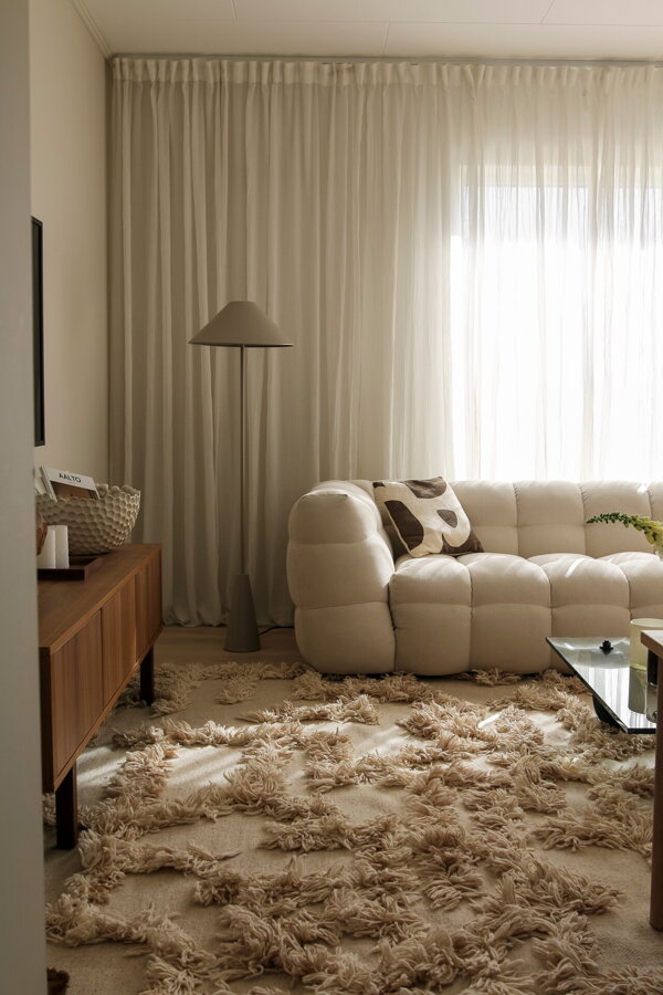 Cannes Mud álló lámpa – barnásszürke