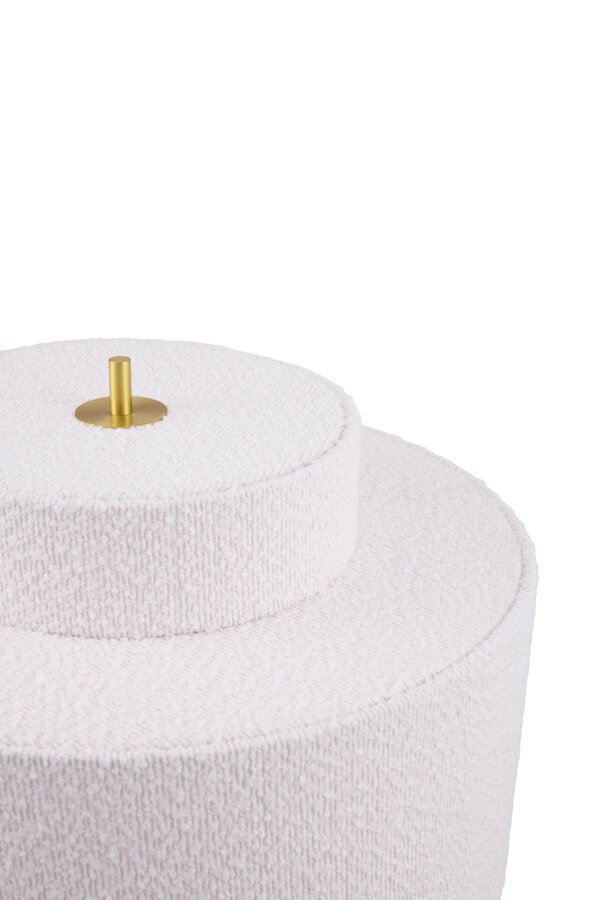 Noah 45 Bouclé allólámpa – fehér