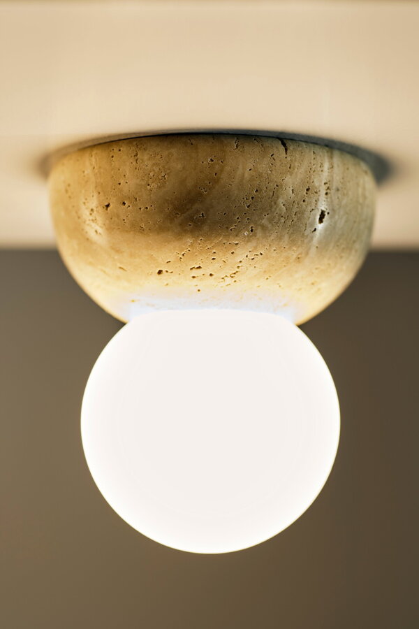 Torrano fali lámpa – bézs/travertin