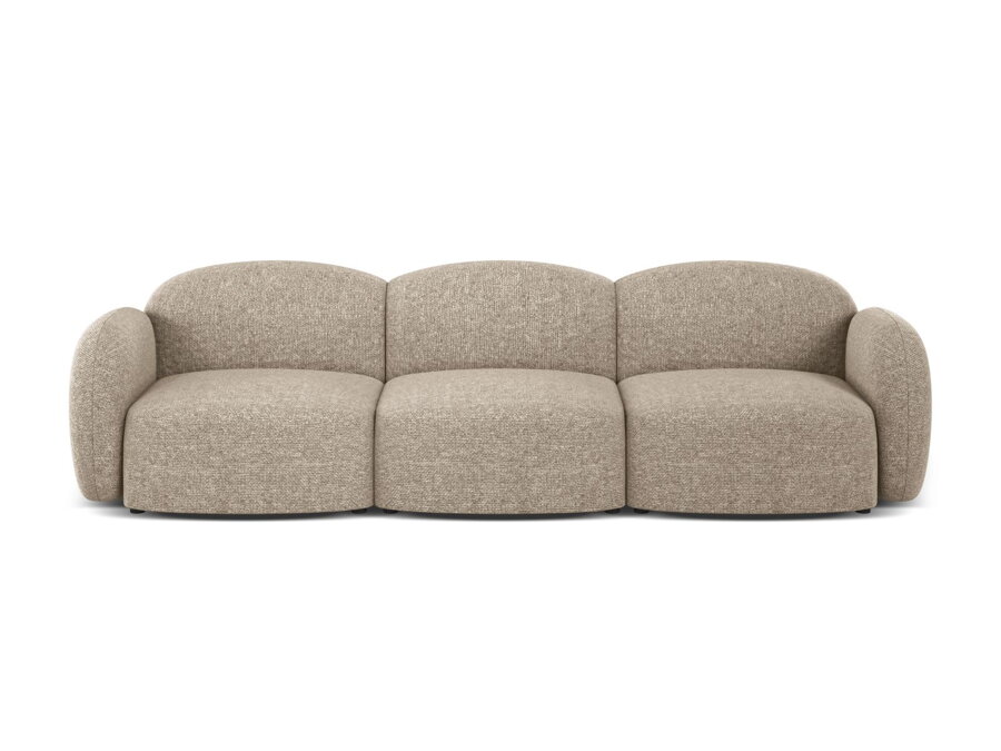 3-miestna pohovka Blair v čalúnení tmavej béžovej farby.
