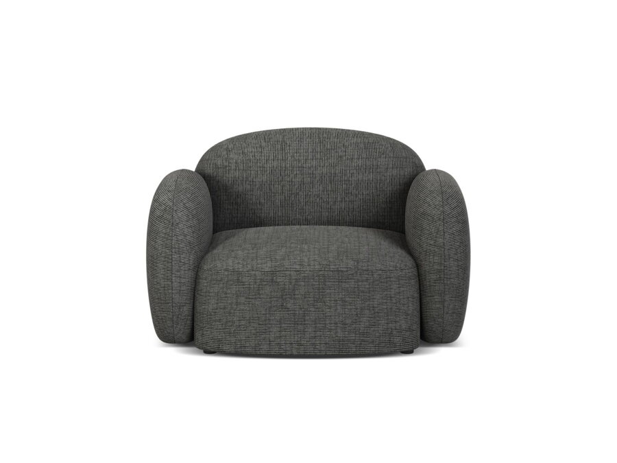 Kreslo Blair v čalúnení námornickej modrej farby.