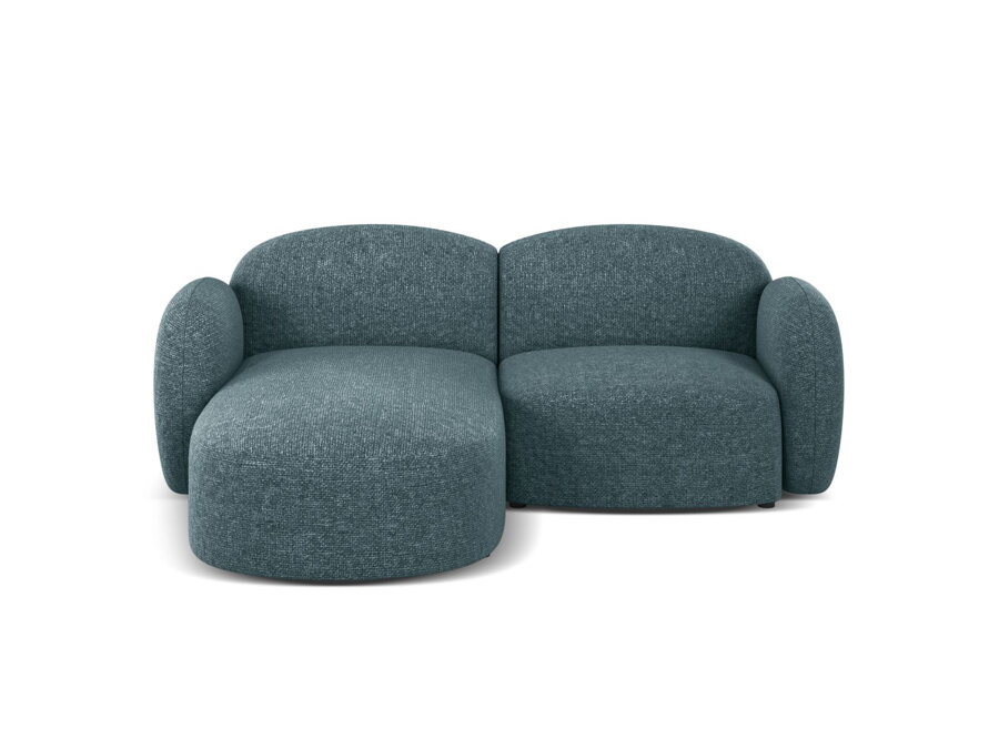 3-miestna modulárna sedačka Blair v čalúnení svetlomodrej farby.