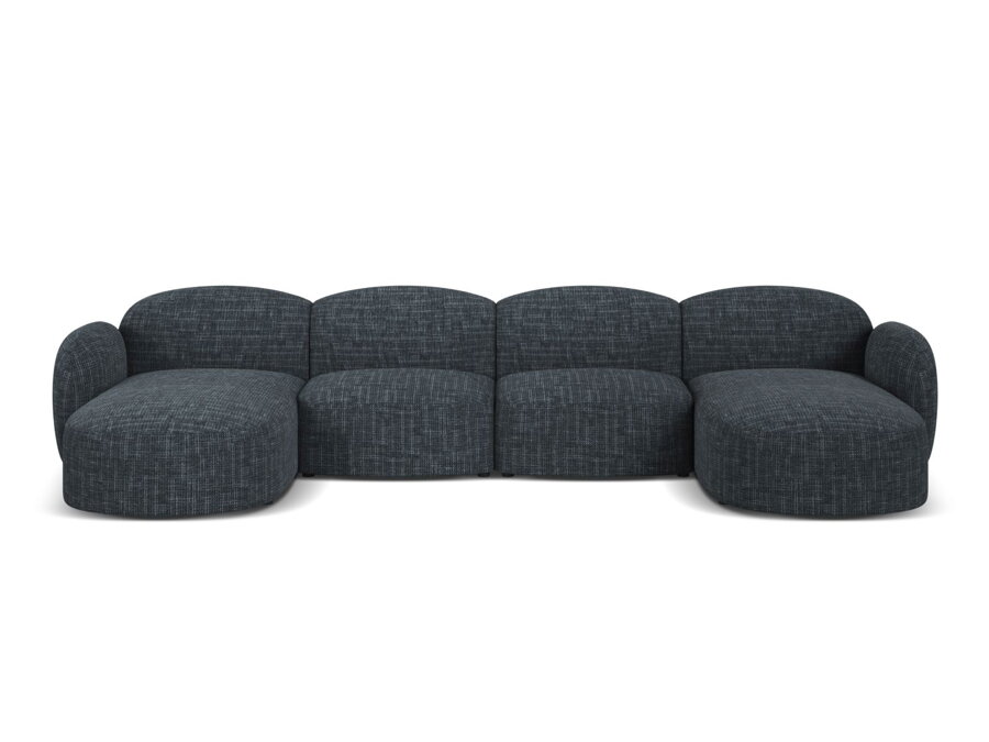 Modulárna sedačka Blair, 6-miestna – červená