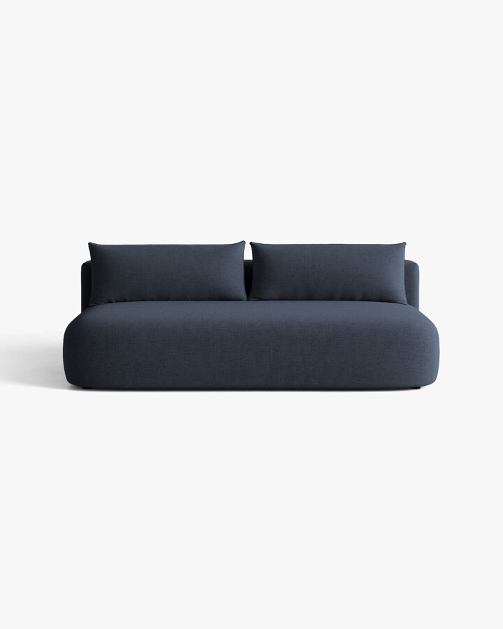 Pohovka Hena v čalúnení Structured fabric (Moly) v odtieni Royal Blue.