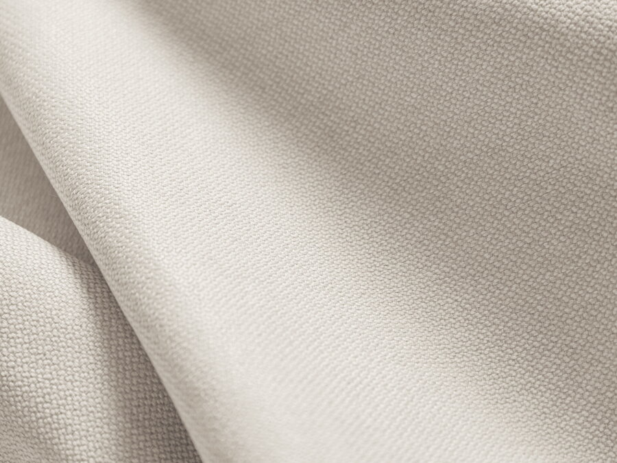 Vzorka tkaniny Structured fabric (Megan) svetlej béžovej farby.