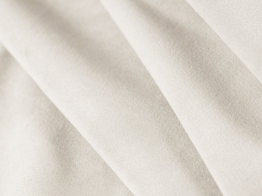 Detail lna vzorku svetlej béžovej tkaniny Velvet.