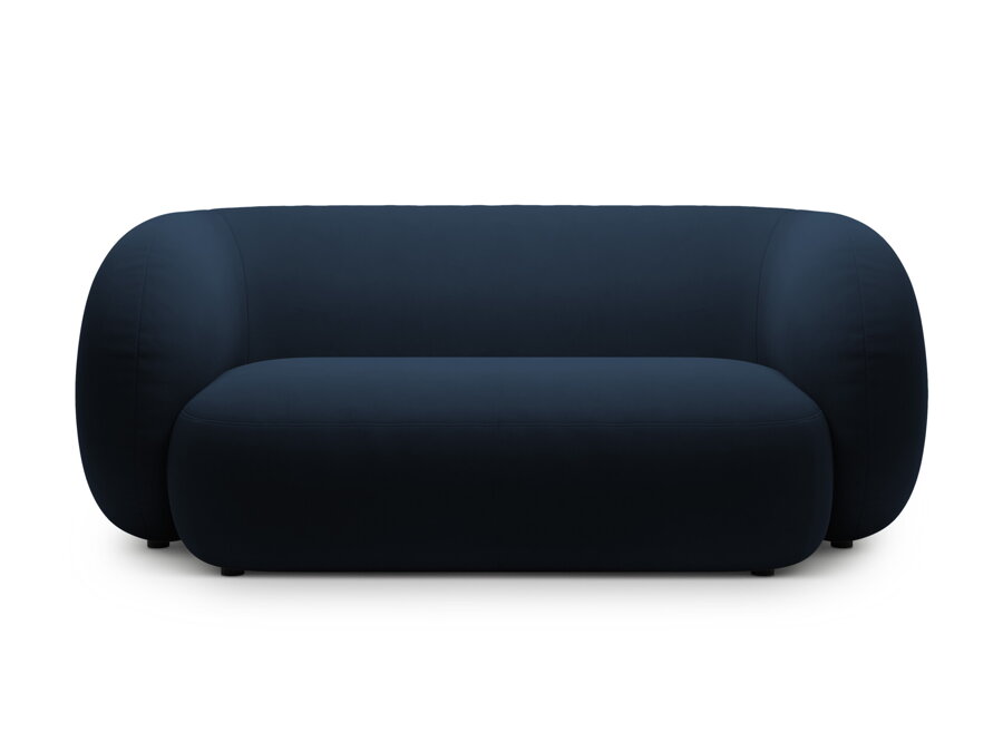 2-miestna pohovka Kate v čalúnení tmavomodrej farby.