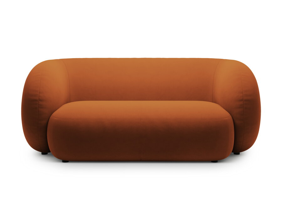 2-miestna pohovka Kate v čalúnení terakotovej farby.