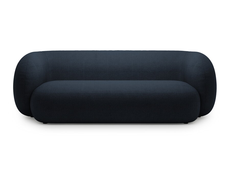 3-miestna pohovka Kate v čalúnení tmavomodrej farby.