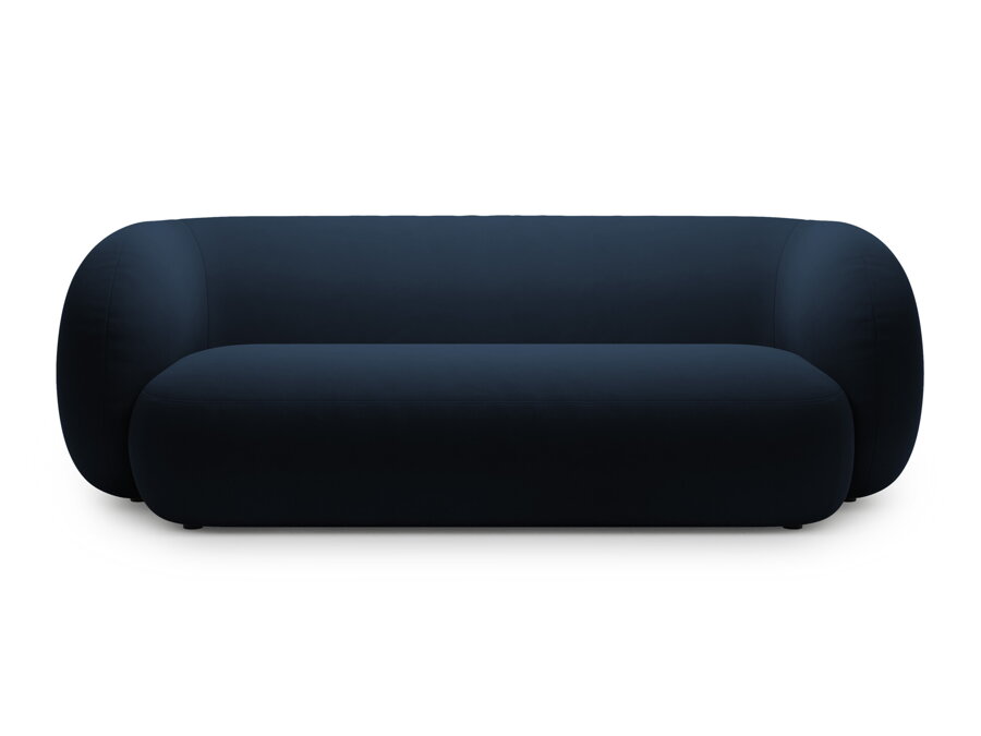 3-miestna pohovka Kate v čalúnení tmavomodrej farby.