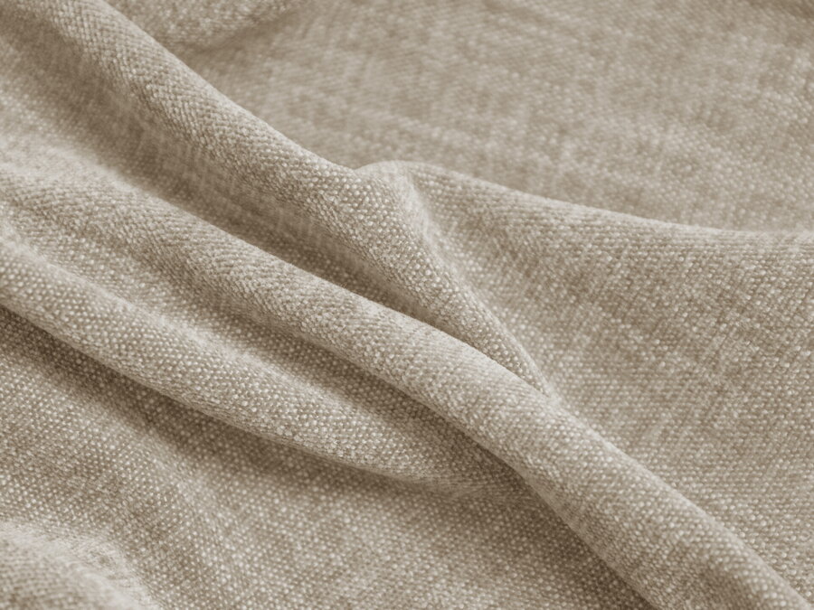 Vzorka tkaniny Structured fabric (Boston) svetlej béžovej farby.
