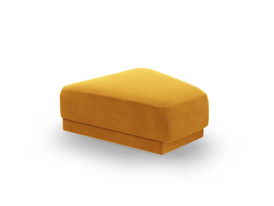 Modul puf Miley v čalúnení žltej farby.