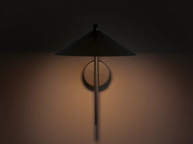 Nocte fali lámpa – barna