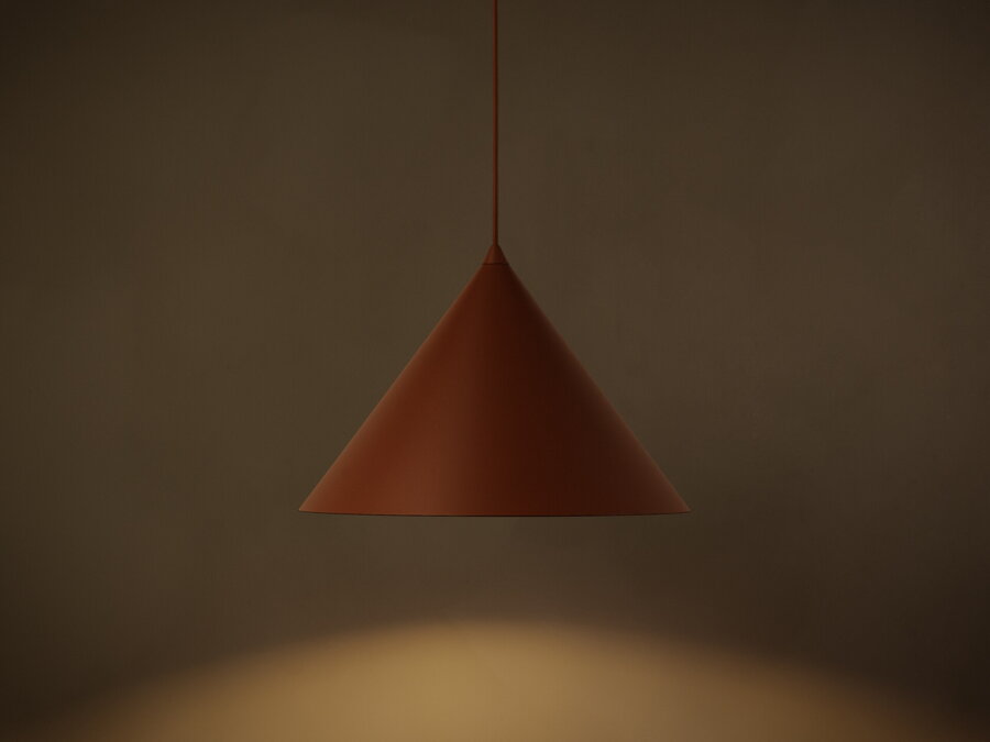 Timbo függőlámpa, 32 cm – téglaszín