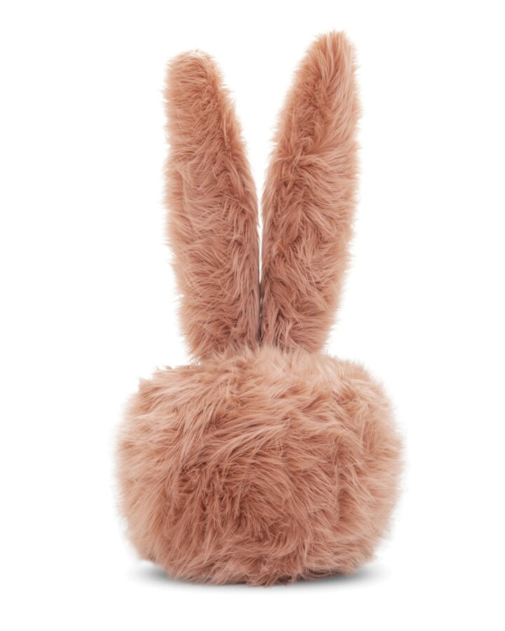 Štýlový puf Bunny Guys v ružovom farebnom prevedení s dlhým vlasom.
